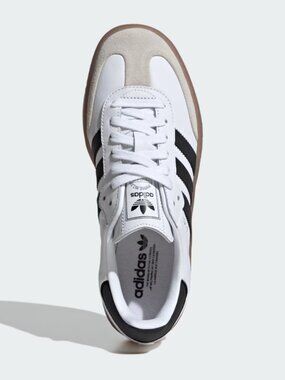 adidas Women's White Black Gum Classic Sneakers